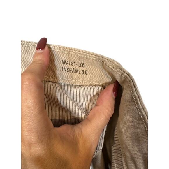 Sonoma Life & Style Beige Cotton Casual Dressy Khaki Pants Men Sz 36X30 - Picture 13 of 13